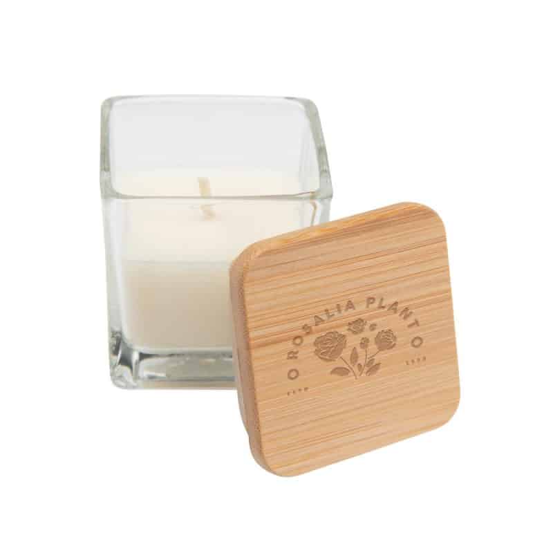 Custom Mini Candle With Bamboo Lid - 1