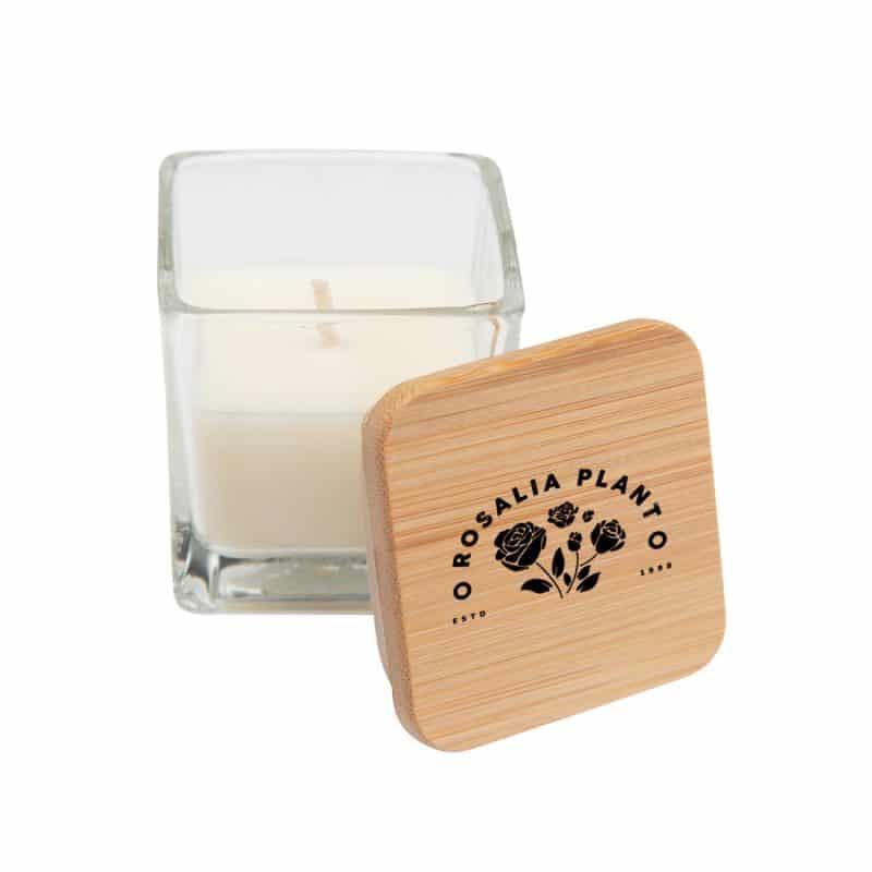 Custom Mini Candle With Bamboo Lid - 2