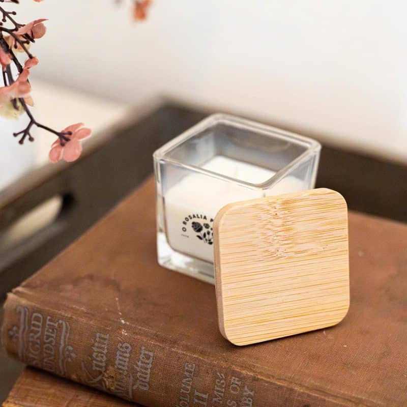 Custom Mini Candle With Bamboo Lid - 3