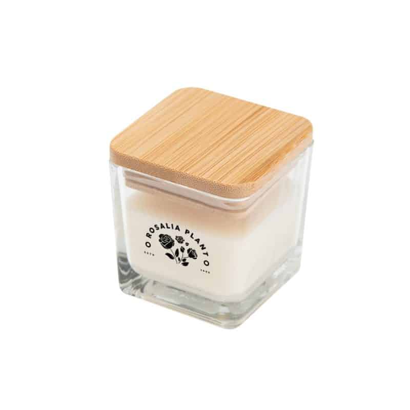 Custom Mini Candle With Bamboo Lid