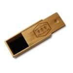 Custom Natural Bamboo Case for Wooden Sunglasses (Sliding Lid)