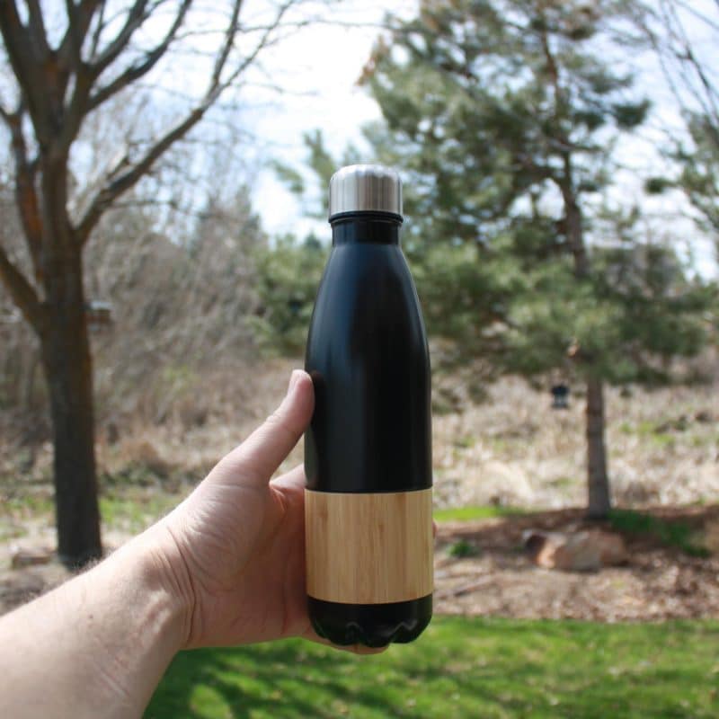 Custom Natural Bamboo Water Bottle (500ml) (GLASSFORD) - 2