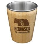 Custom Nebraska State Shot Glass