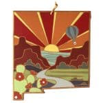 Custom New Mexico State Shaped Serving & Cutting Board w/Artwork by Summer Stokes