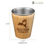 Custom New York State Shot Glass - 2