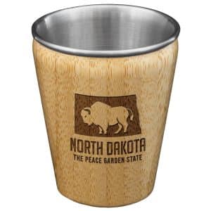Custom North Dakota State Shot Glass