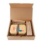 Custom Organic Bento Lunch Set w/Eco Cutlery and Straw