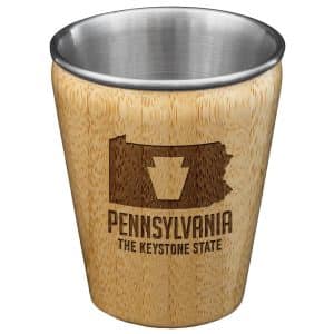 Custom Pennsylvania State Shot Glass