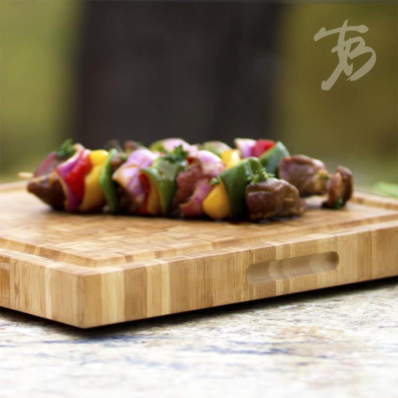 Custom Pro Board Bamboo Carving & Cutting Board w/Juice Groove - 3