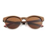Custom Recycled Skateboard Half Wood Handrail Wooden Sunglasses (WALLACE) - 1