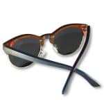 Custom Recycled Skateboard Half Wood Handrail Wooden Sunglasses (WALLACE) - 8