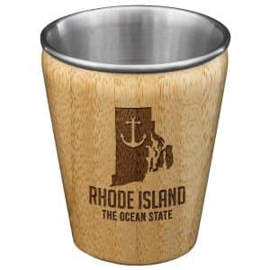 Custom Rhode Island State Shot Glass