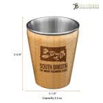 Custom South Dakota State Shot Glass - 2