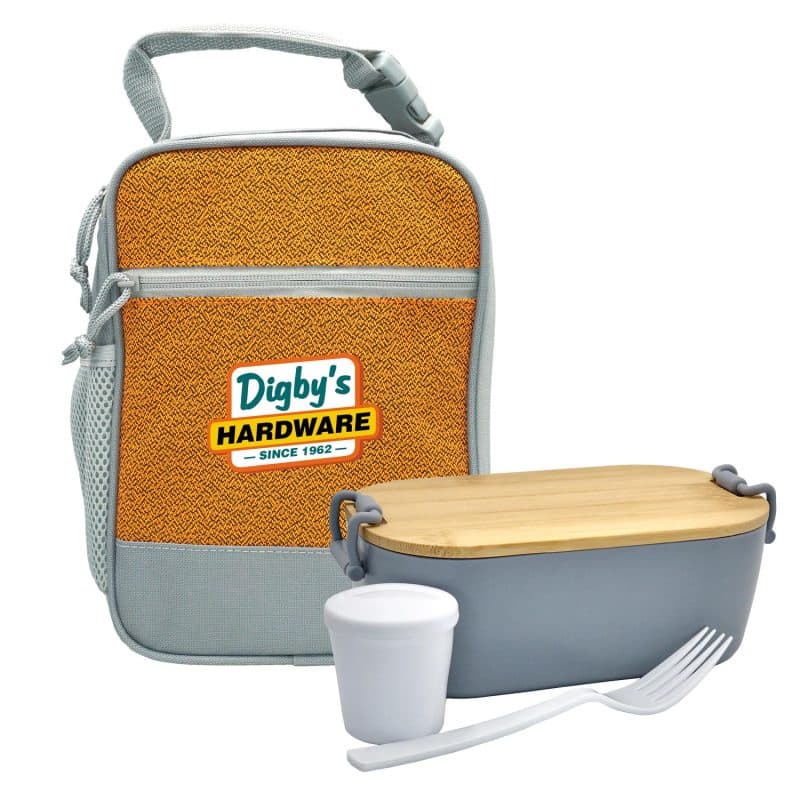 Custom Speck Handy Bamboo Lunch Box Set - 4
