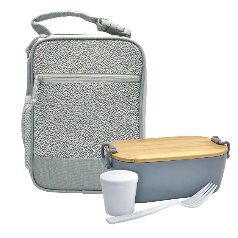 Custom Speck Handy Bamboo Lunch Box Set - 9