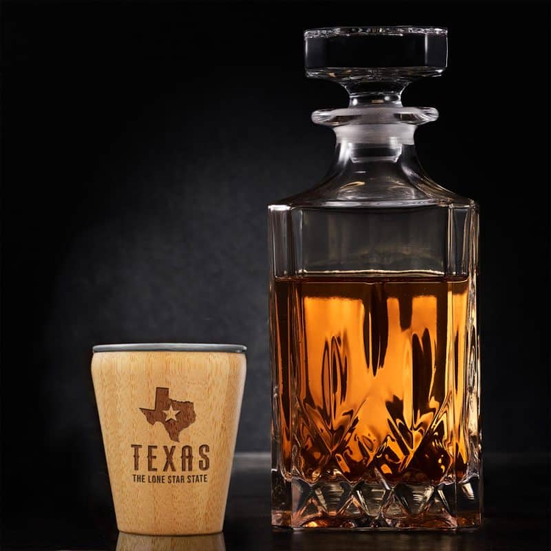 Custom Texas State Shot Glass - 1
