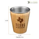 Custom Texas State Shot Glass - 2