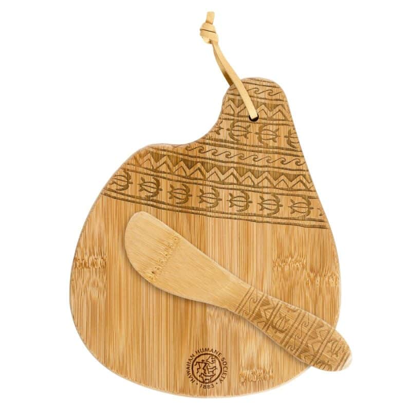 Custom Tonga Serving Board & Spreader