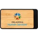 Custom UL Bamboo High Density Swift Wireless Power Bank - 3