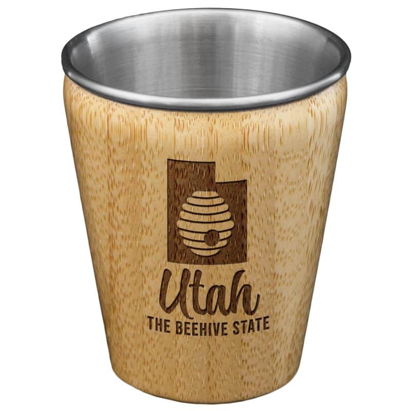 Custom Utah State Shot Glass