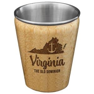 Custom Virginia State Shot Glass