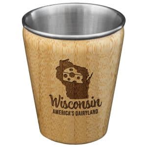 Custom Wisconsin State Shot Glass