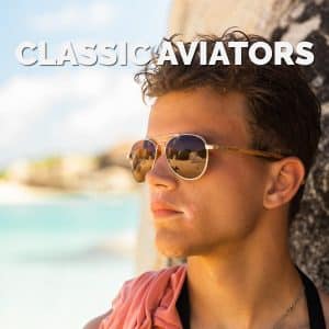 Custom Wooden Classic Aviator Series Ebony