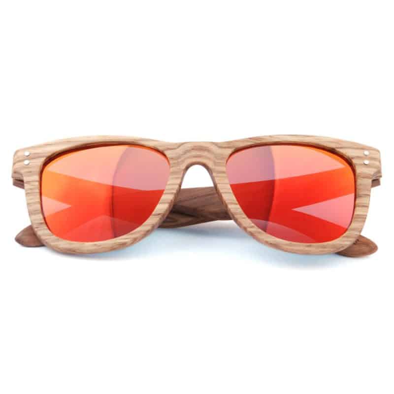 Custom Wooden Classic Zebra Full Jacks Wooden Sunglasses (WARMCREEK) - 8