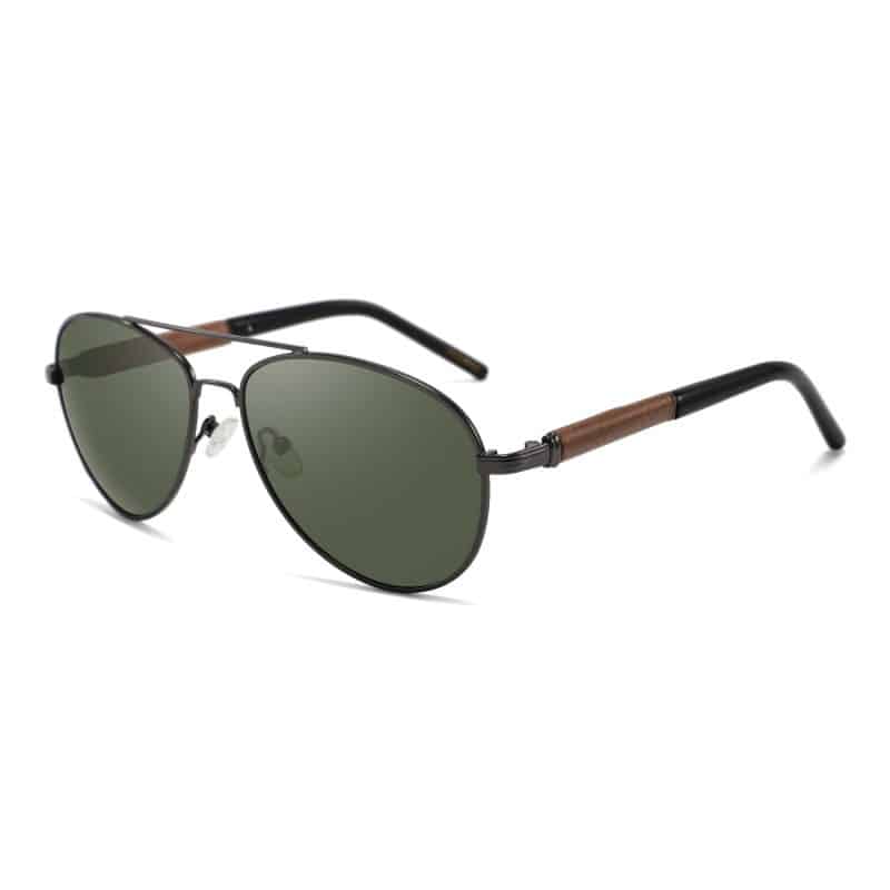 Custom Wooden Hybrid Classic Aviator Series Sunglasses (BOGUS) - 4