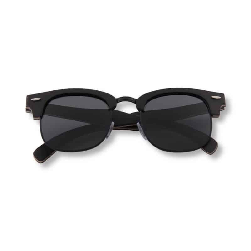 Custom Wooden Premium Vintage Browline RetroShade Sunglasses (WILLOW) - 1
