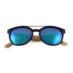 Custom Wooden Series Bamboo Compact Wanderer Sunglasses (BIGBEAR) - 3