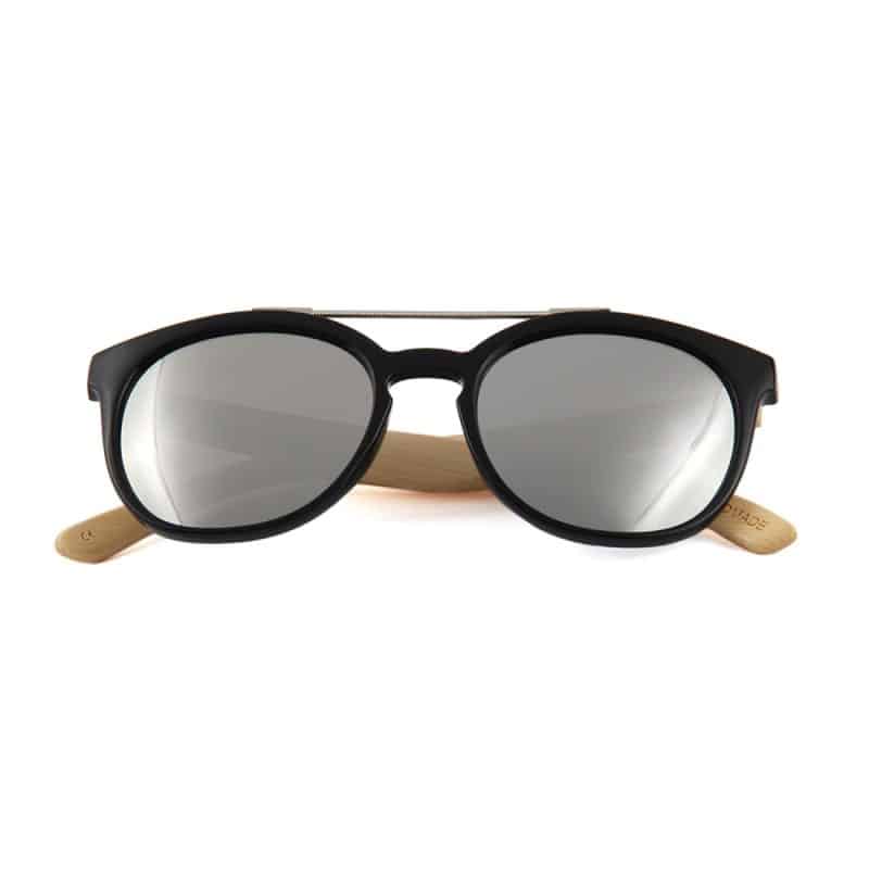 Custom Wooden Series Bamboo Compact Wanderer Sunglasses (BIGBEAR) - 4