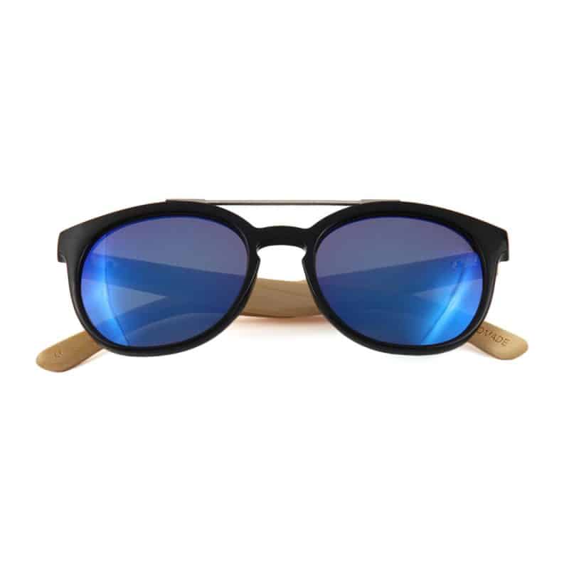 Custom Wooden Series Bamboo Compact Wanderer Sunglasses (BIGBEAR) - 5