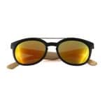 Custom Wooden Series Bamboo Compact Wanderer Sunglasses (BIGBEAR) - 6