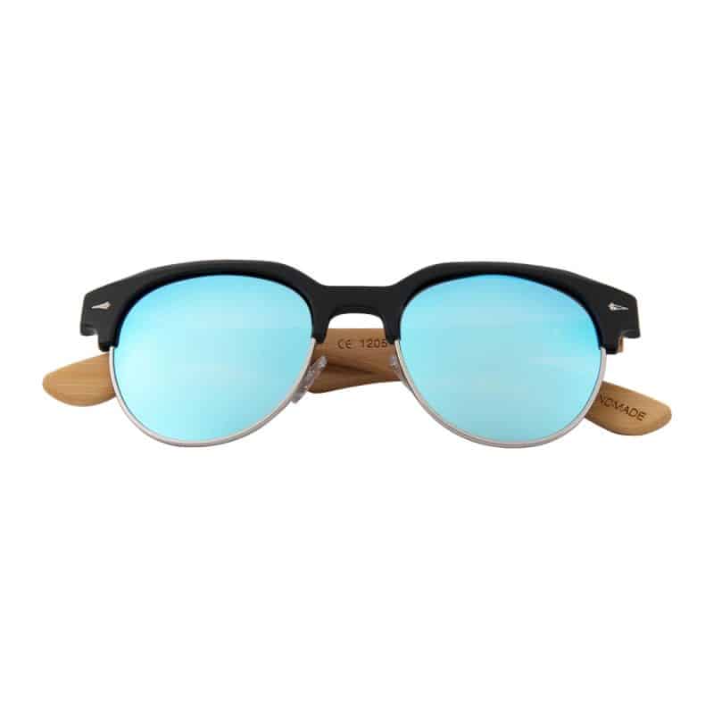 Custom Wooden Series Bamboo Vintage RetroShade Sunglasses (SAINTMARIE) - 2