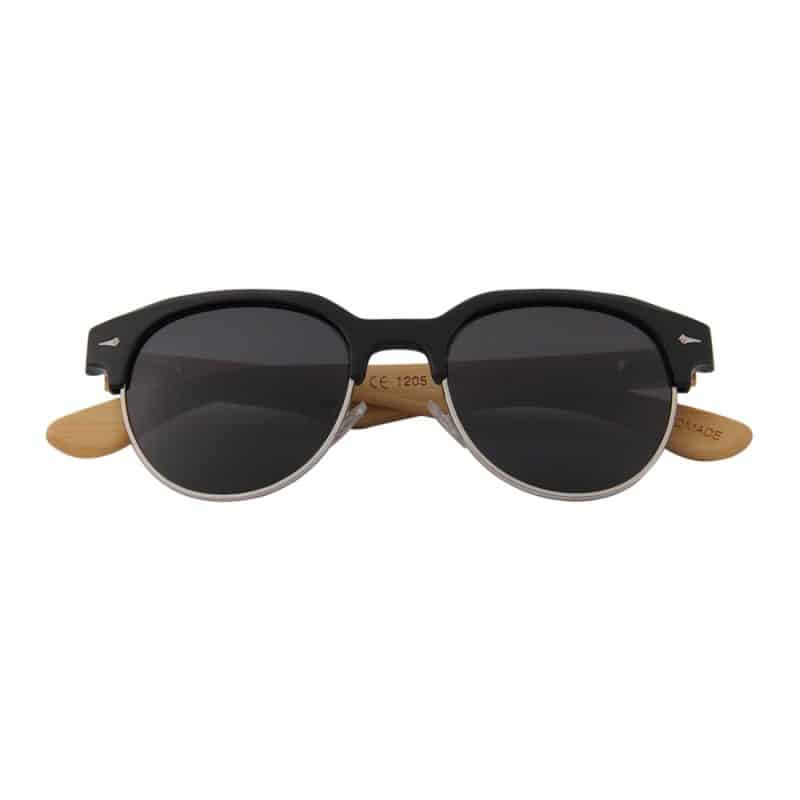 Custom Wooden Series Bamboo Vintage RetroShade Sunglasses (SAINTMARIE) - 4