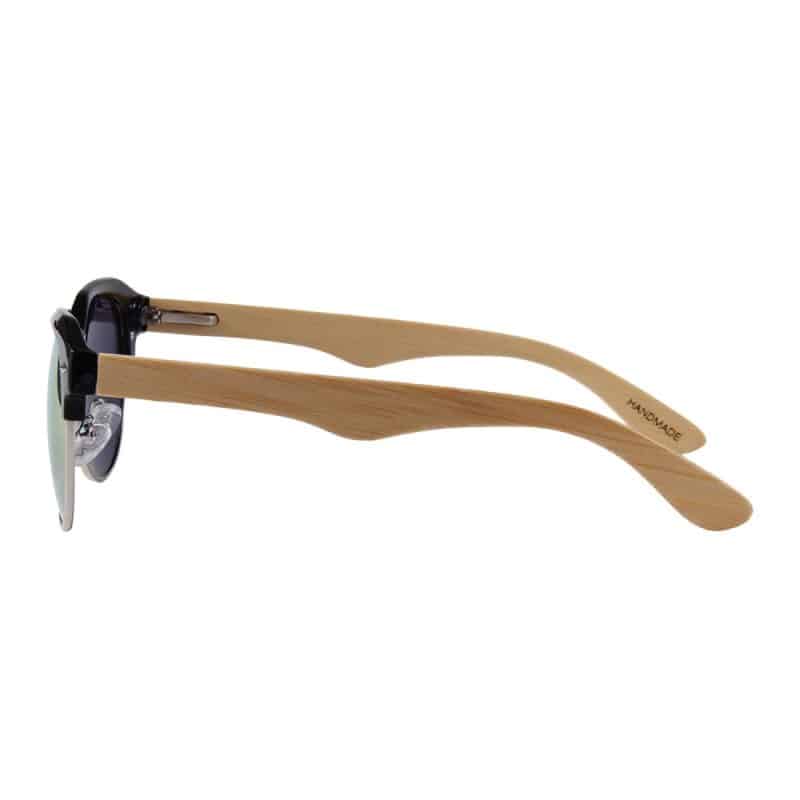 Custom Wooden Series Bamboo Vintage RetroShade Sunglasses (SAINTMARIE) - 5