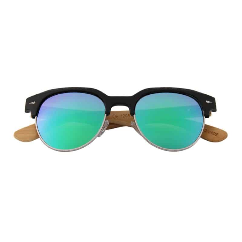Custom Wooden Series Bamboo Vintage RetroShade Sunglasses (SAINTMARIE)