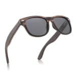 Custom Wooden Series Natural Recycled Skateboard Full Sunglasses - 3