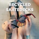 Custom Wooden Series Recycled Skateboard Full Sunglasses (VANCOUVER)