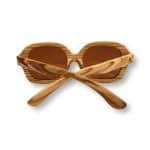 Custom Wooden Series Zebra Full Wood Butterfly Sunglasses (WEISER)