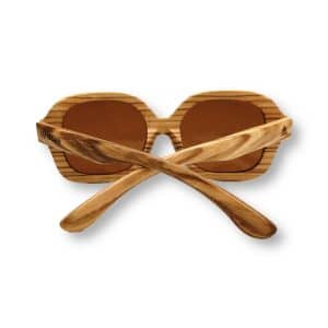 Custom Wooden Series Zebra Full Wood Butterfly Sunglasses (WEISER)