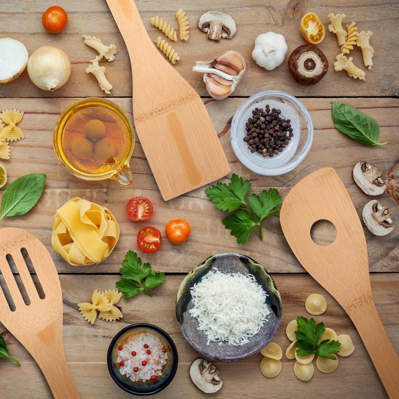 Custom 5-Piece Bamboo Kitchen Utensil Set - 8