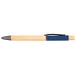 Custom Bamboo Barrel Pen w/Gun Metal Clip - 1