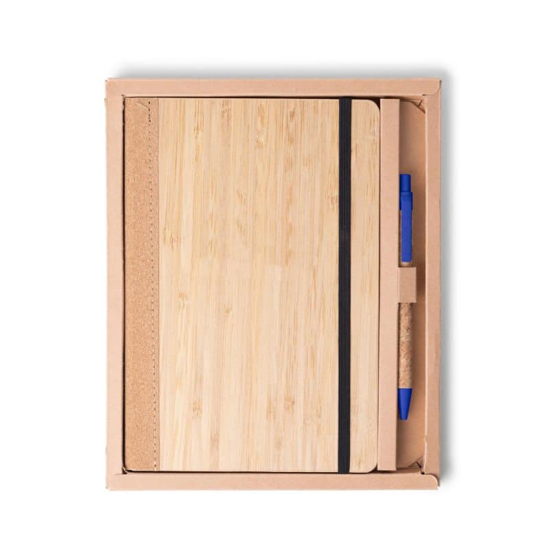 Custom Bamboo & Cork Journal Set - 1