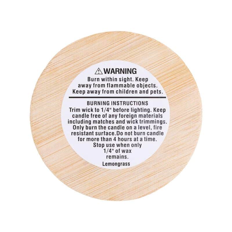 Custom Bamboo Essence Soy Candle - 4