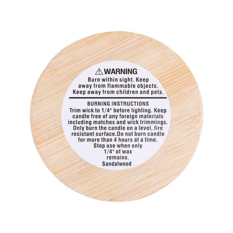 Custom Bamboo Essence Soy Candle - 6