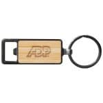 Custom Bamboo Key Chain Bottle Opener