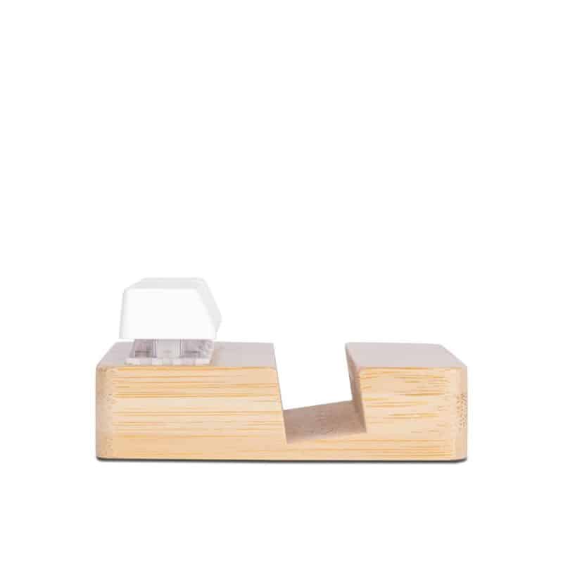 Custom Bamboo Stand & Keypad Stress Reliever - 5