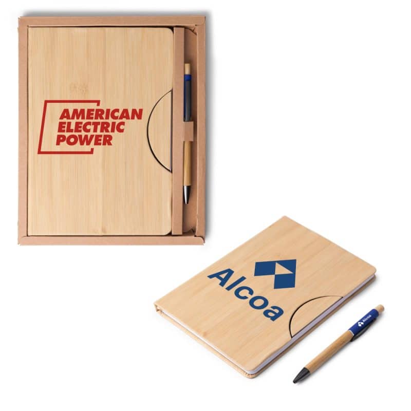Custom Bamboo Station Journal Set